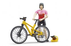 *** BRUDER - VÉLO TOUT-TERRAIN BWORLD AVEC CYCLISTE